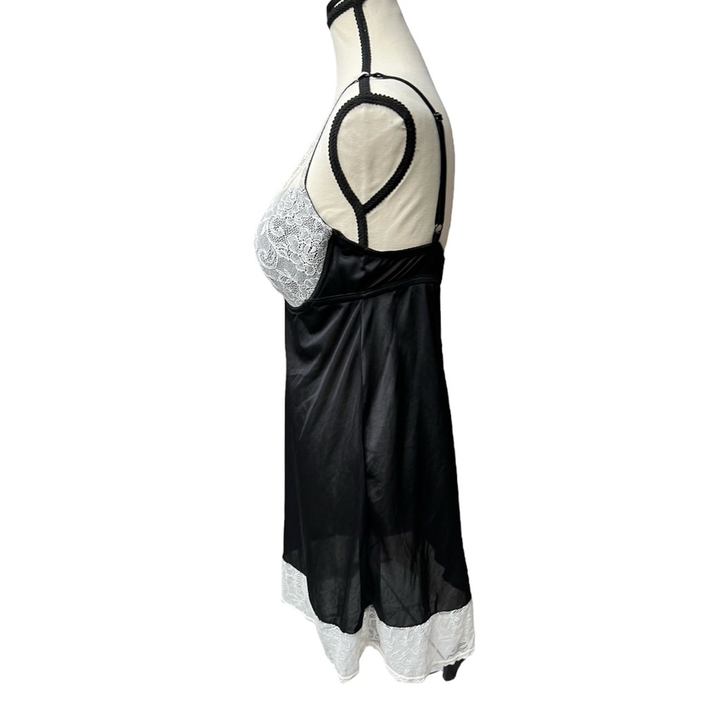 Smart & Sexy Lingerie Lace Trim Slip Dress Bra Size 36D - Picture 3 of 10
